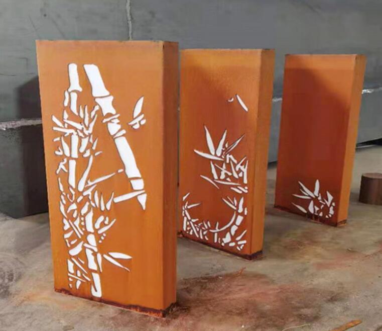 黔西锈钢板灯箱