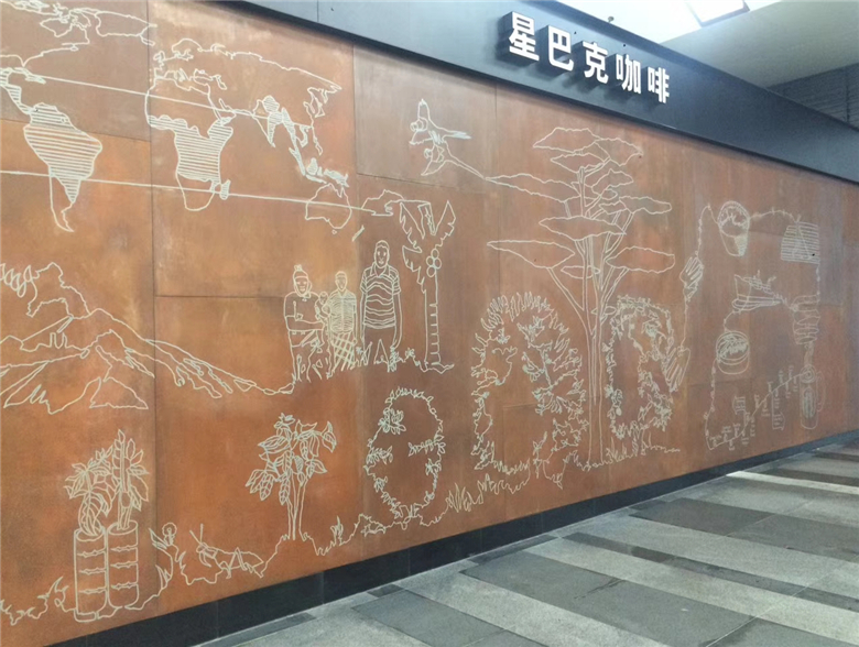 黔西耐候钢幕墙